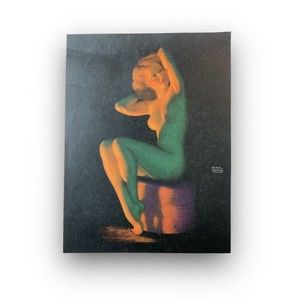 Beautiful Vintage print by Earl Moran Pin-Up litho